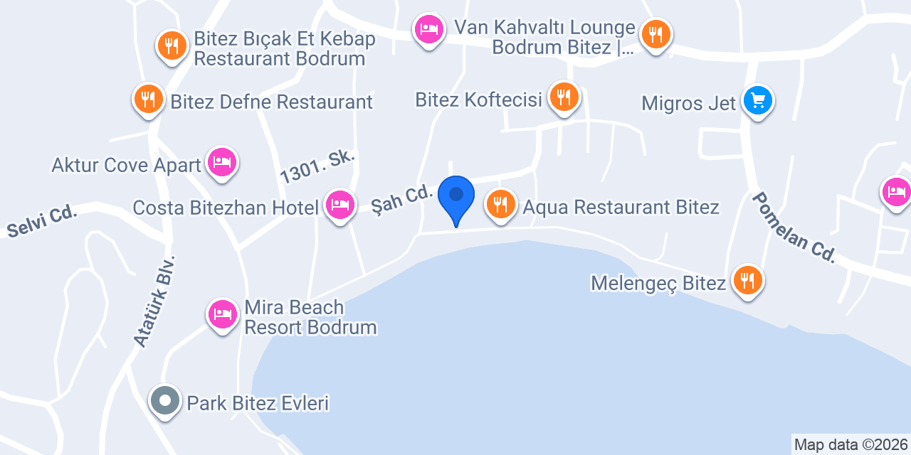 Çömez Motel konumu