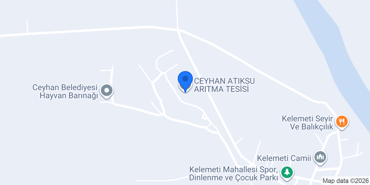 CEYHAN ATIKSU ARITMA TESİSİ konumu