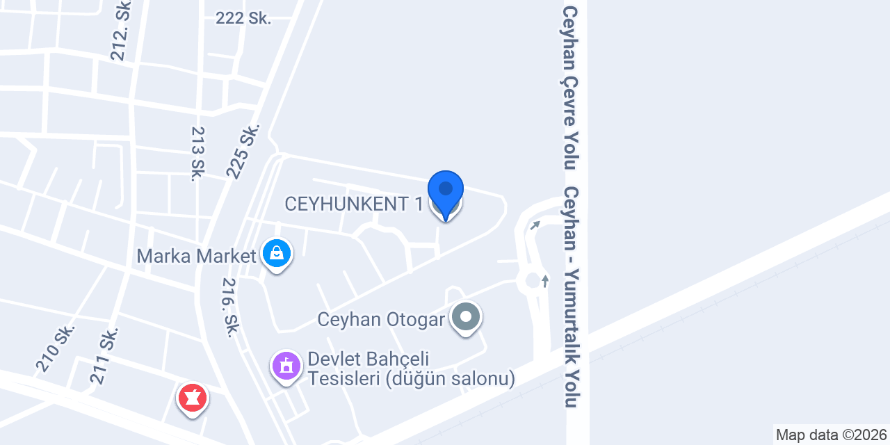 CEYHUNKENT 1 konumu