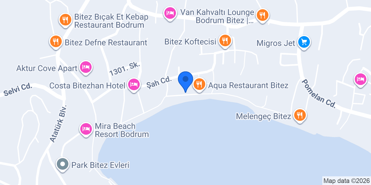 Salmakis Çin Restaurant konumu