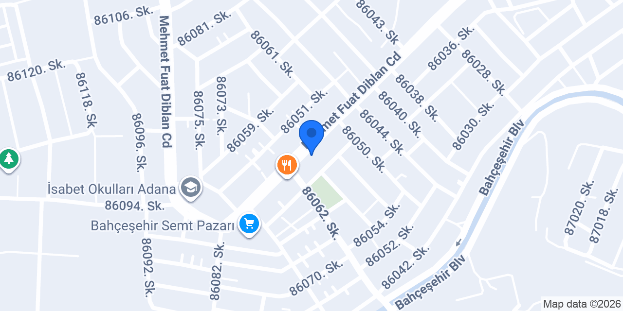 AZAT Erkek Kuaförü konumu