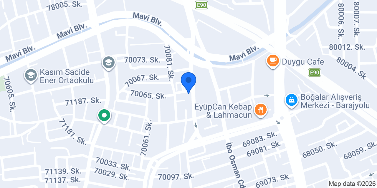 ADANA İnegöl Mobilya konumu