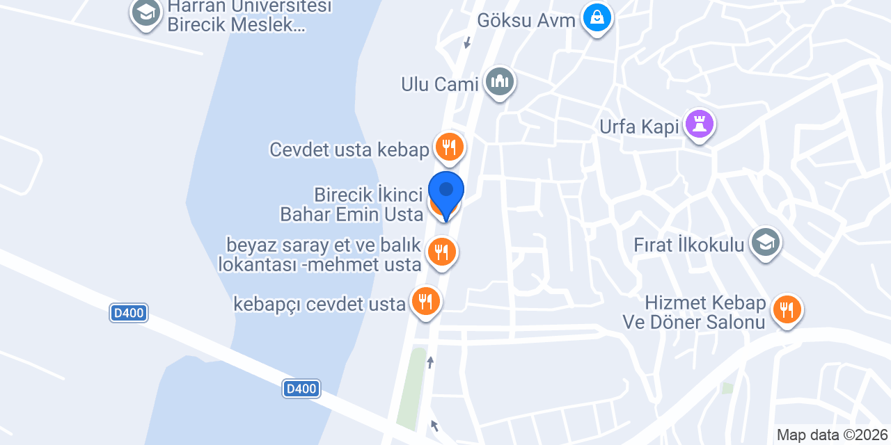 Birecik İkinci Bahar Emin Usta konumu