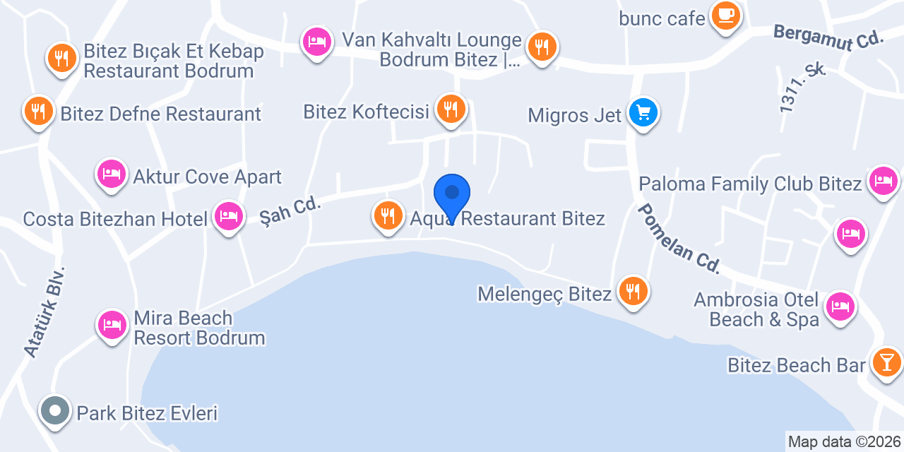 Esmana otel konumu