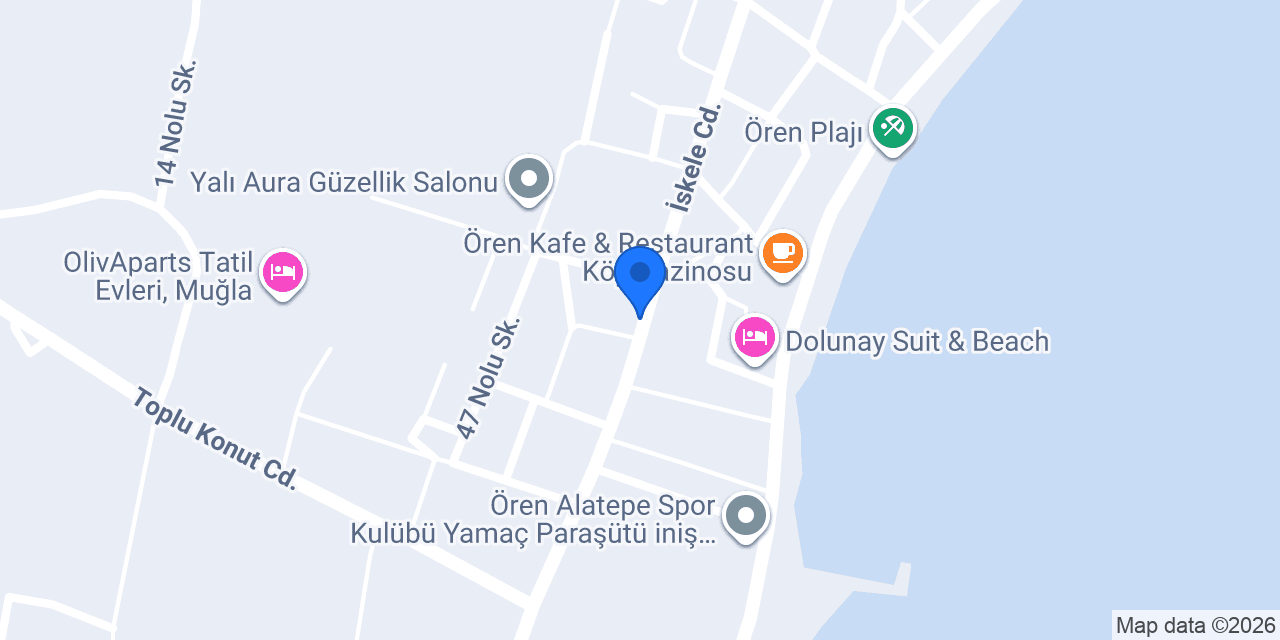 Ören Yalı Deluxe Tatil Evleri konumu