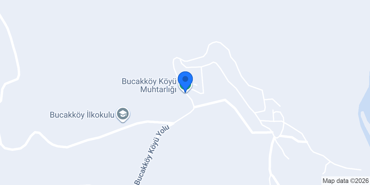 Bucakköy Köyü Muhtarlığı konumu
