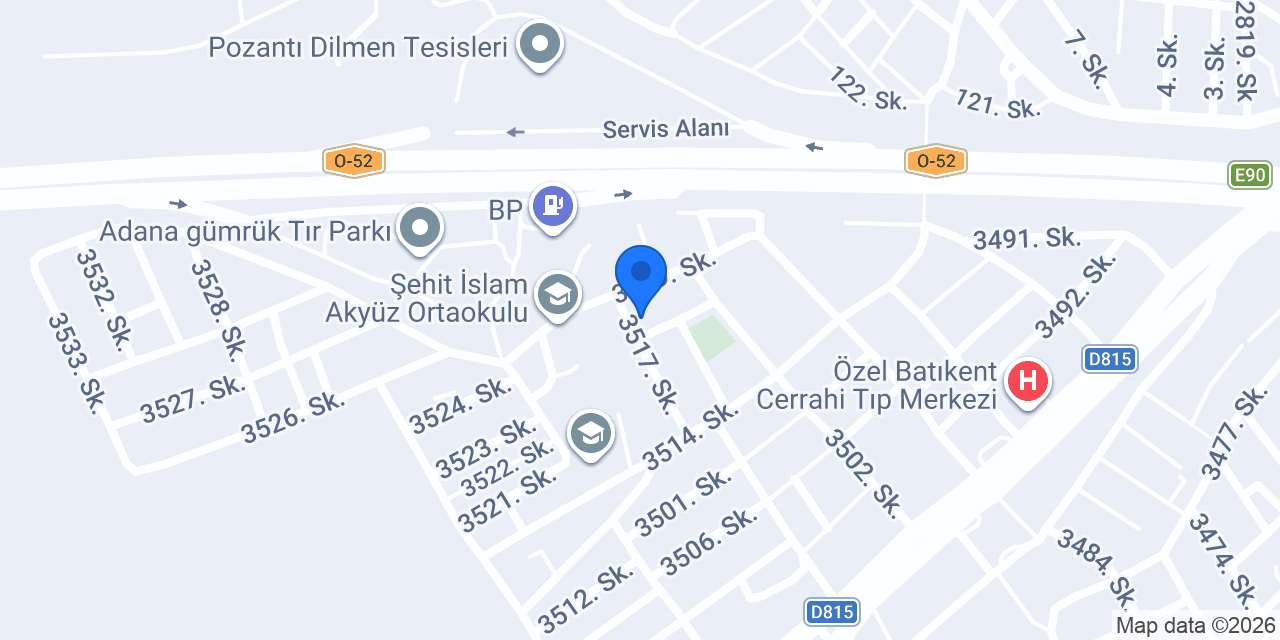 Ünsal tamirhanesi konumu