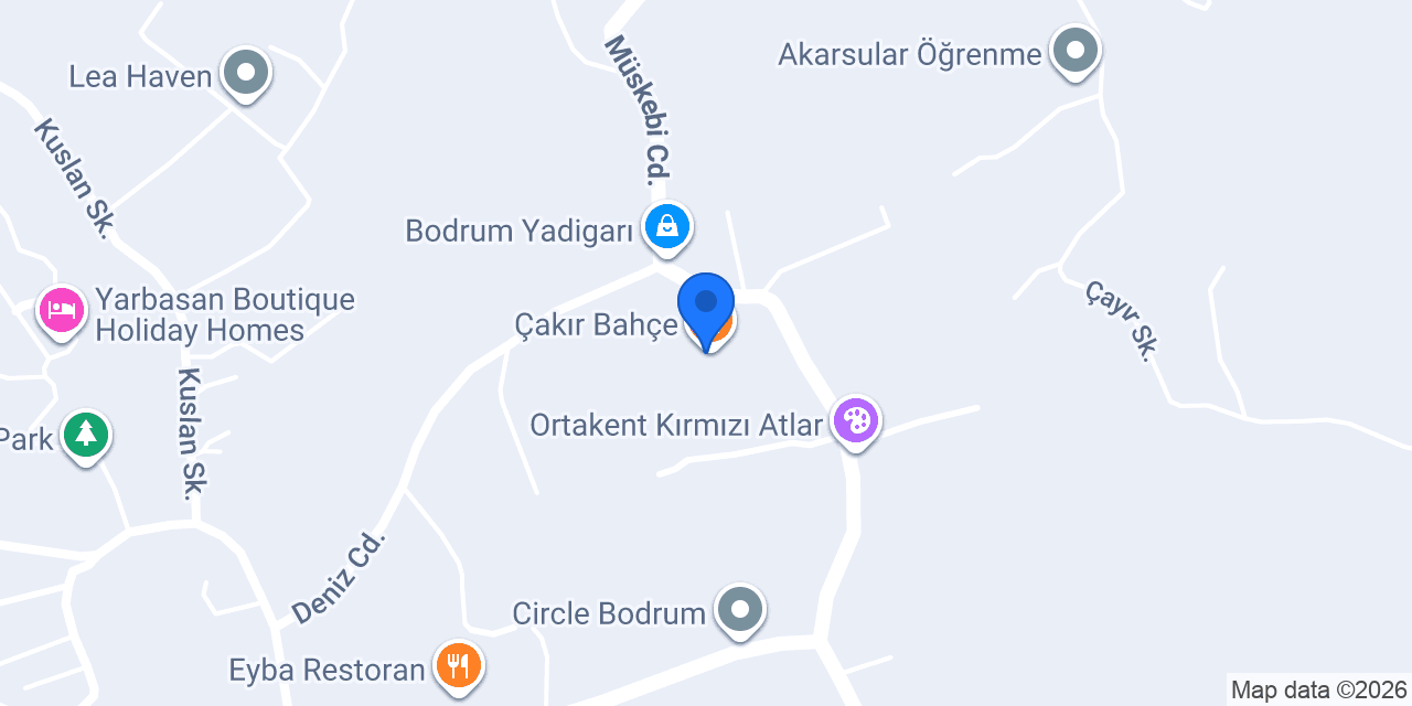 Çakır Bahçe konumu