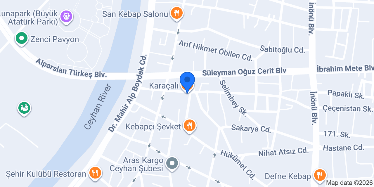 Karaçalı konumu