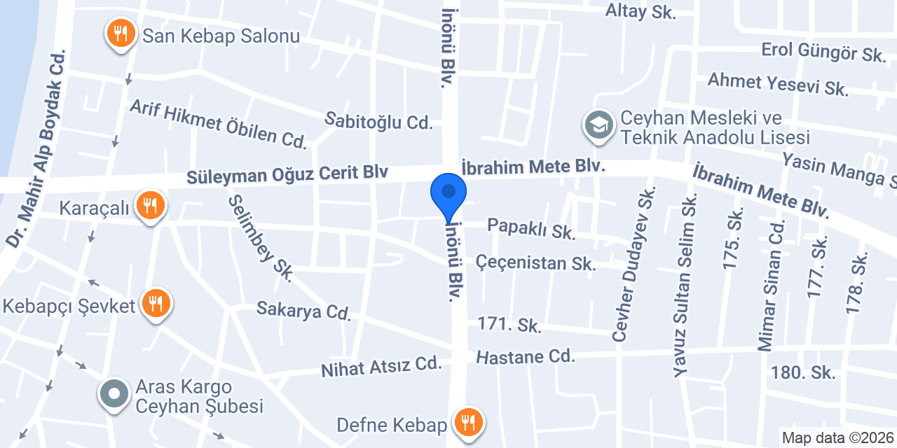 Diş hekimi berna bolat konumu