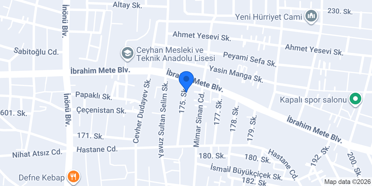 Levent Usta Döner Salonu konumu