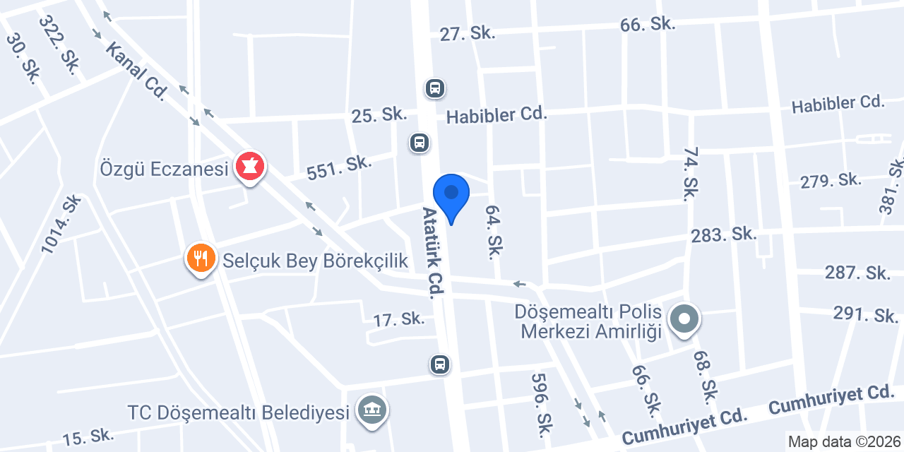 Döşemealtı TORUN OPTİK konumu