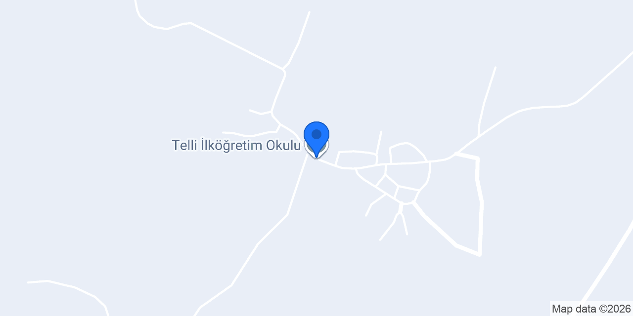 Telli İlköğretim Okulu konumu