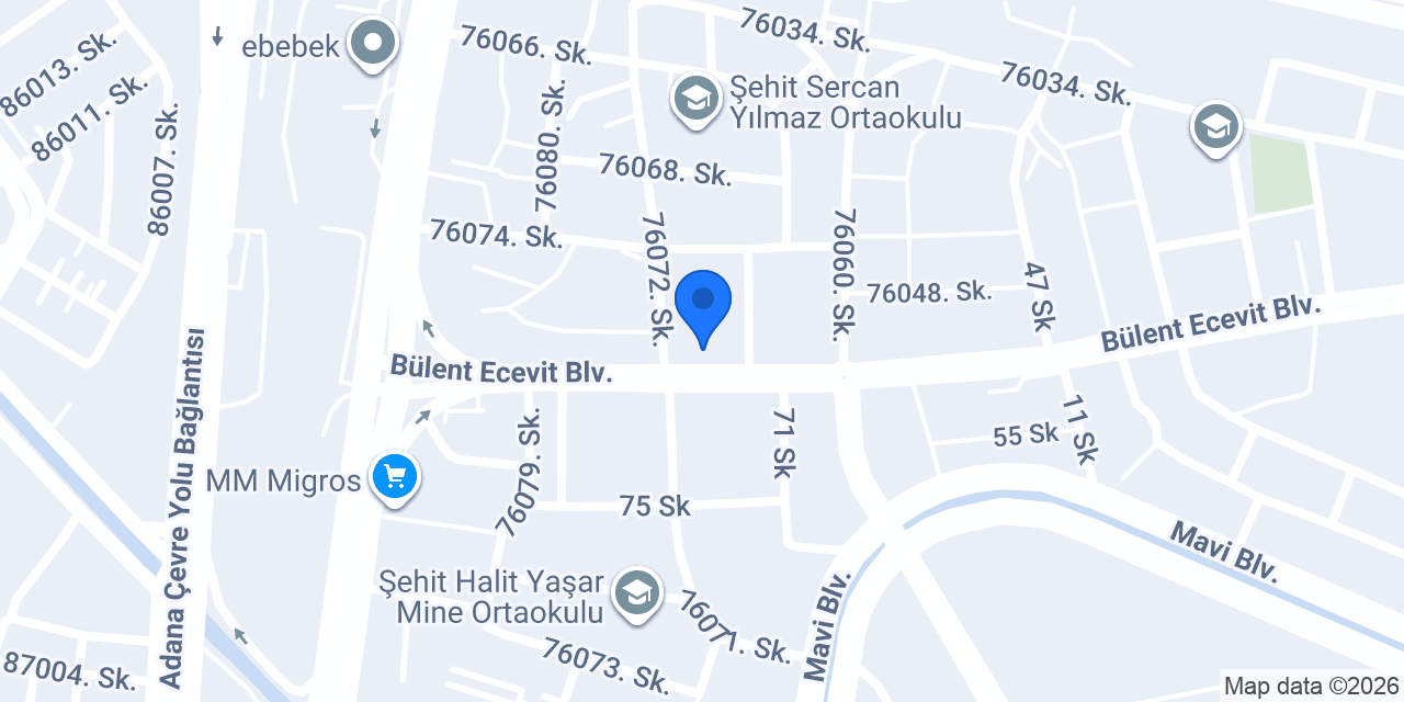 Özel Daviva Seyhan Diyaliz Merkezi konumu