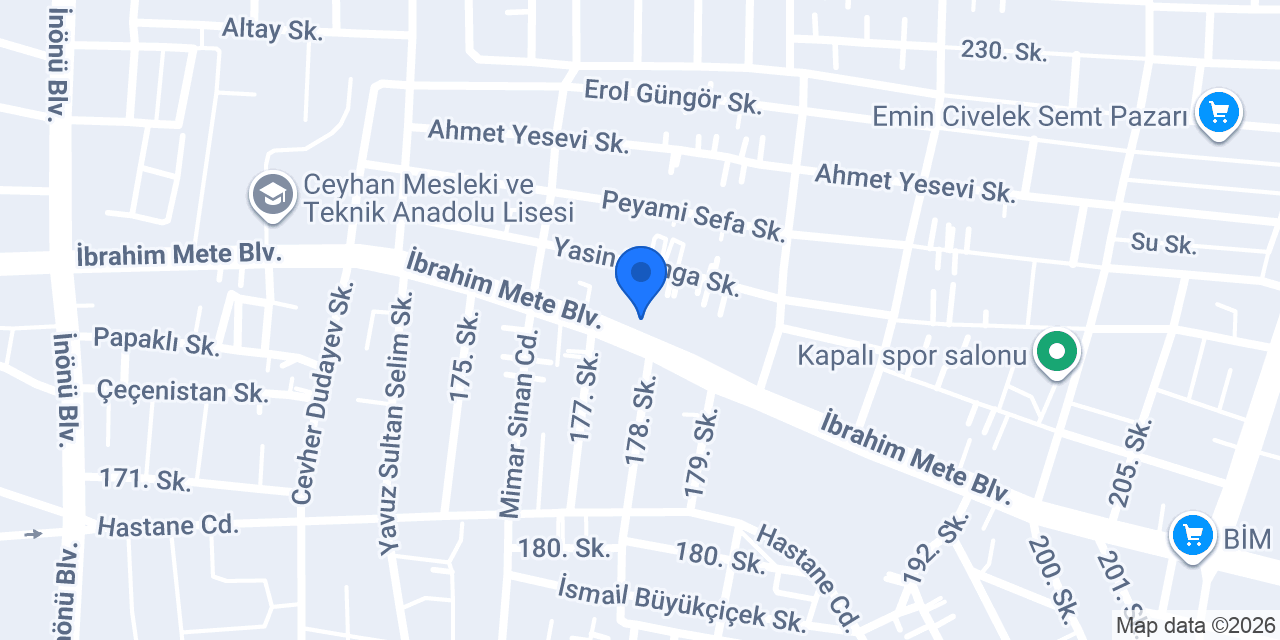 Milioğlu Züccaciye konumu