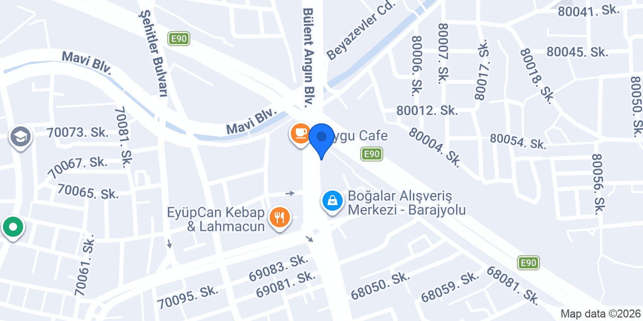 Çoban Katık Döner konumu