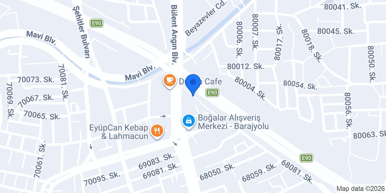 Beyoğlu Cafe konumu