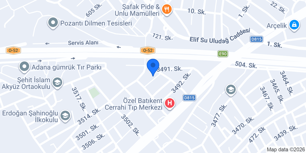 ADANA NATURAL TERAPİ MERKEZİ konumu