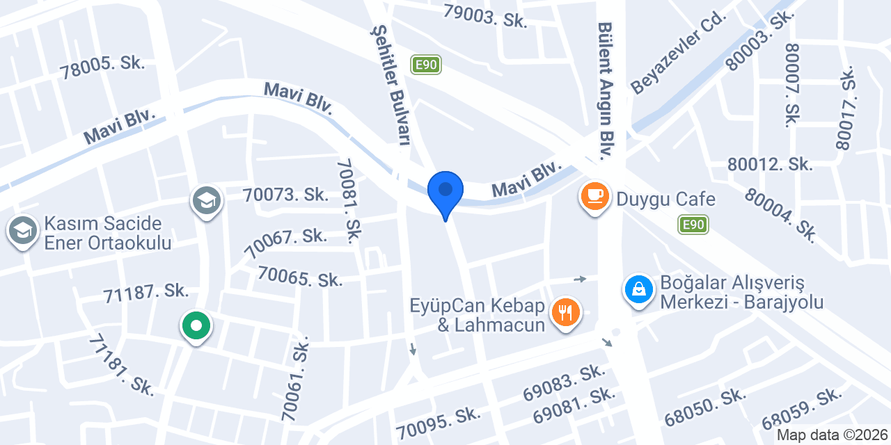 Keremoğlu Pasta konumu