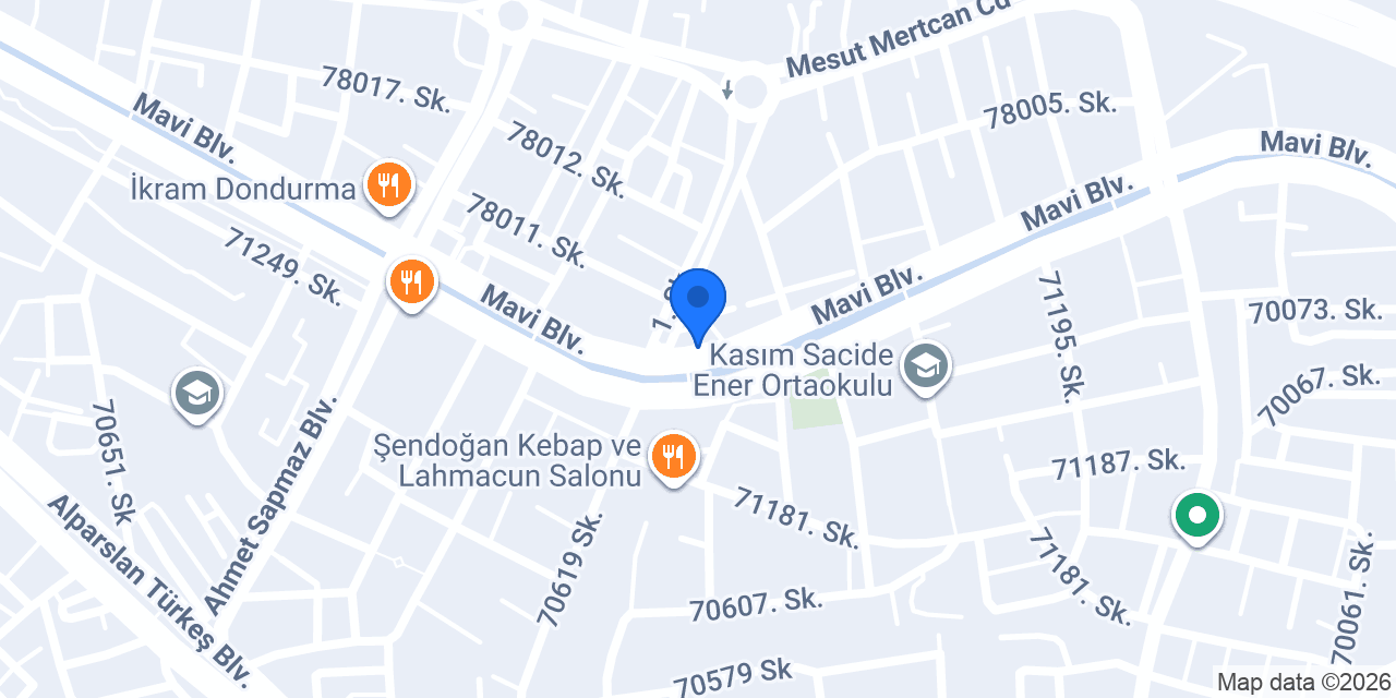 İNAN DONDURMA konumu
