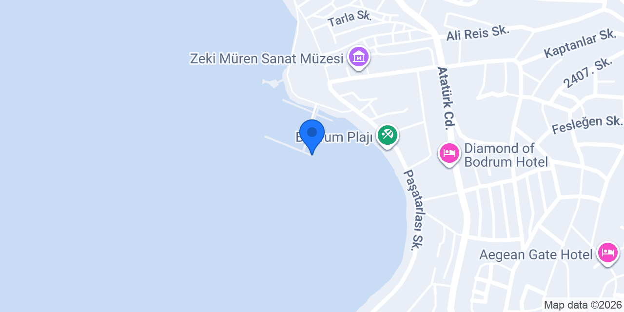 Big CeyCey Korsan Tekne Turu - Bodrumda Tekne Turu - Bodrum Özel Tekne Turu - Bodrum Günlük Tekne Turları konumu