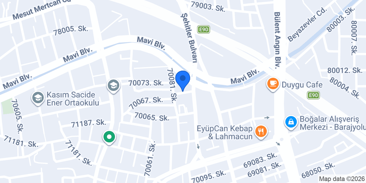 Anahtarcı HACIKÜÇÜK konumu