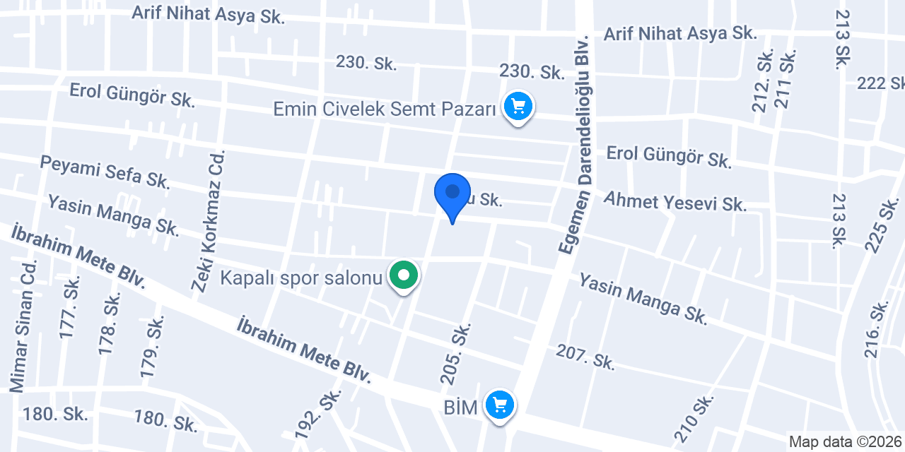 Adıgüzel Taşımacılık konumu