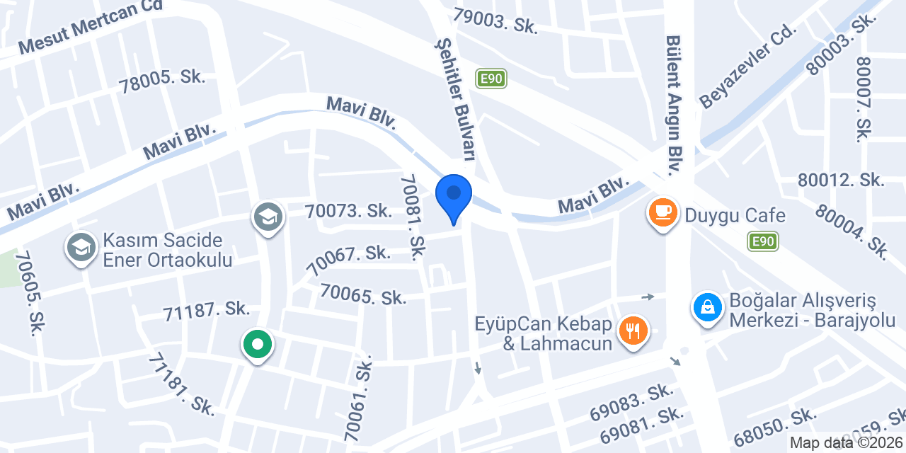 TURUNCU ETÜT MERKEZİ konumu