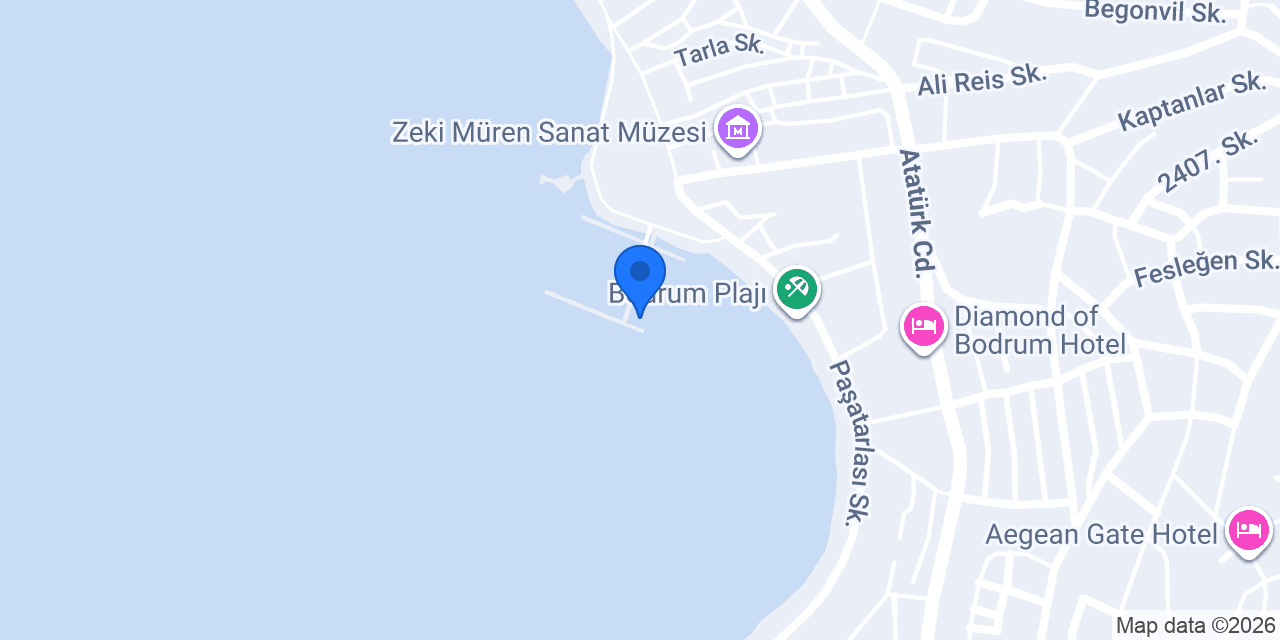 Turkuaz Dalış Merkezi konumu