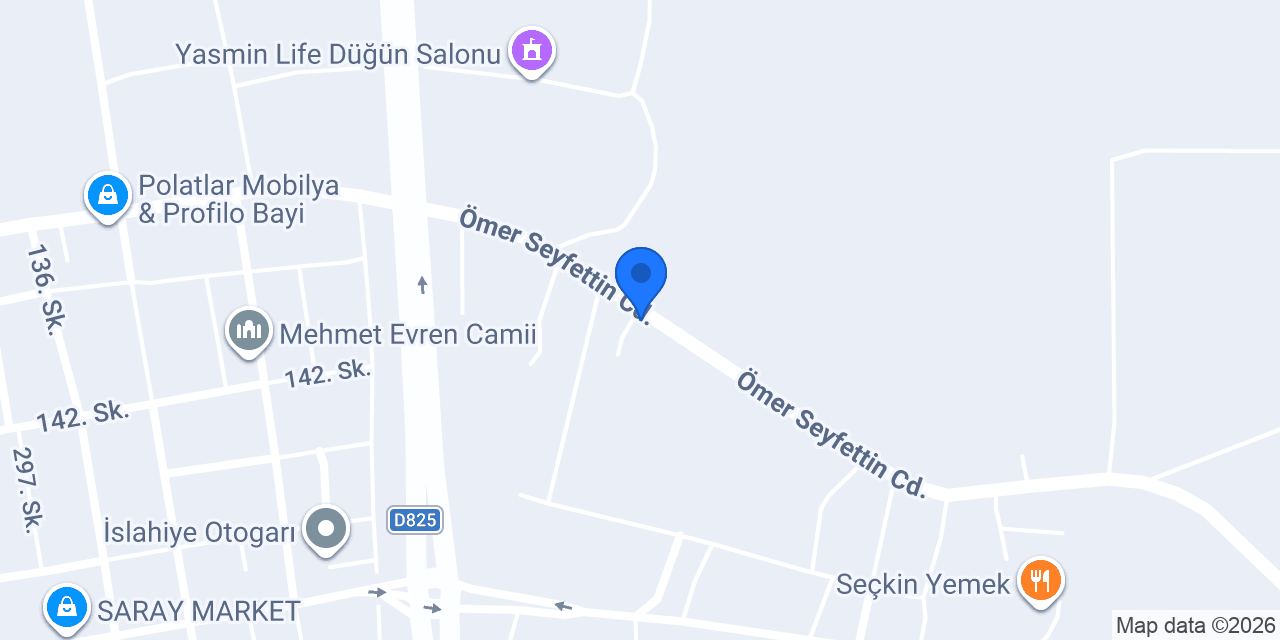 Kanaat Biber Fabr. konumu