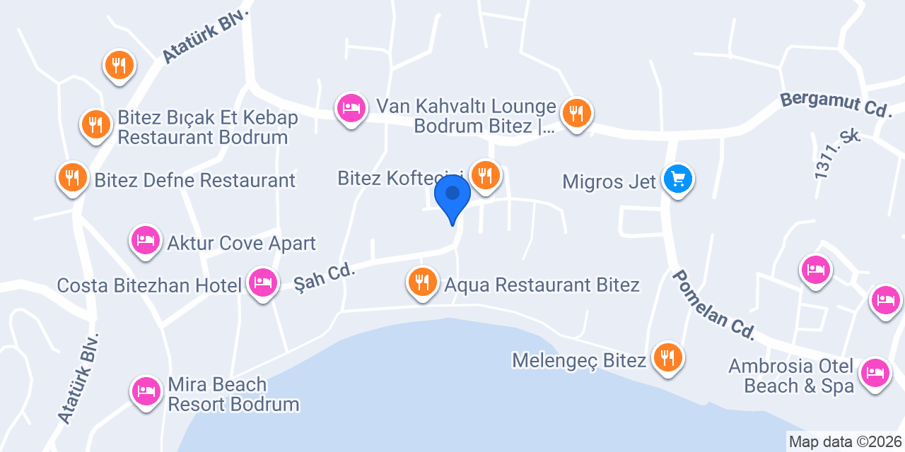 Bitez Corner Boutique Hotel konumu
