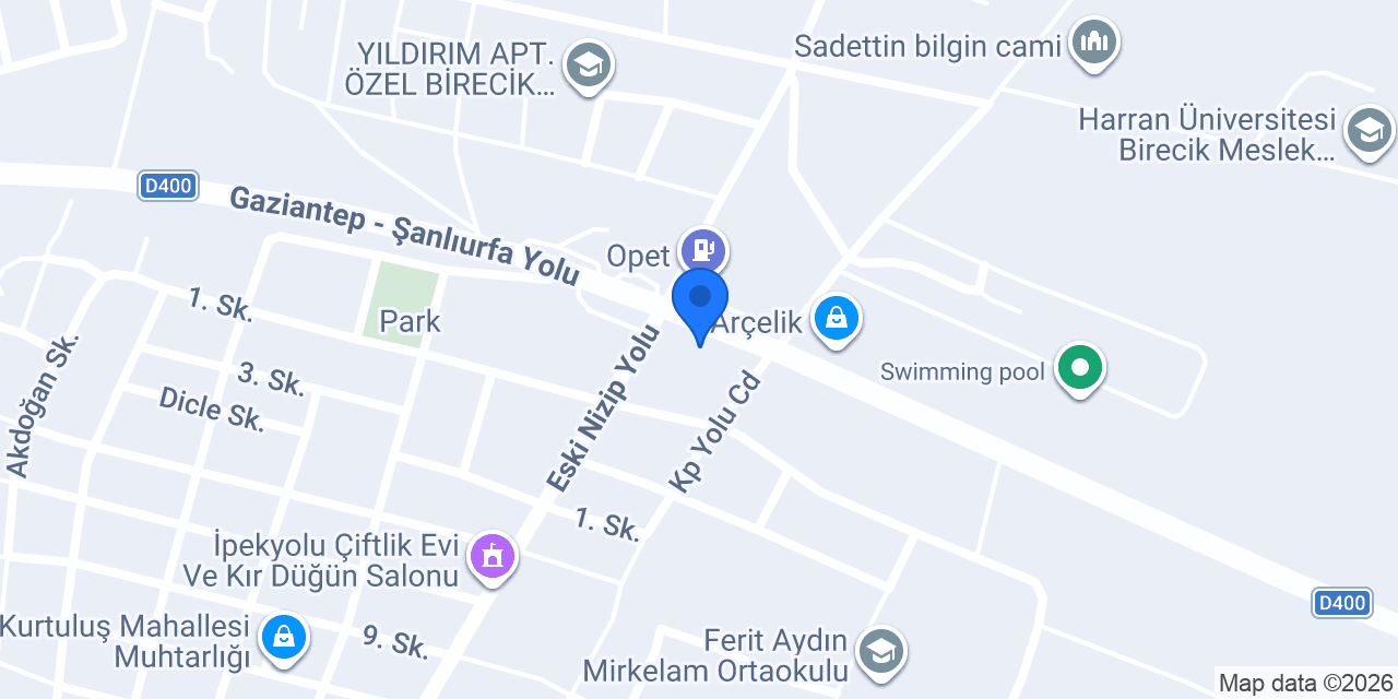 Sunpet Birecik konumu