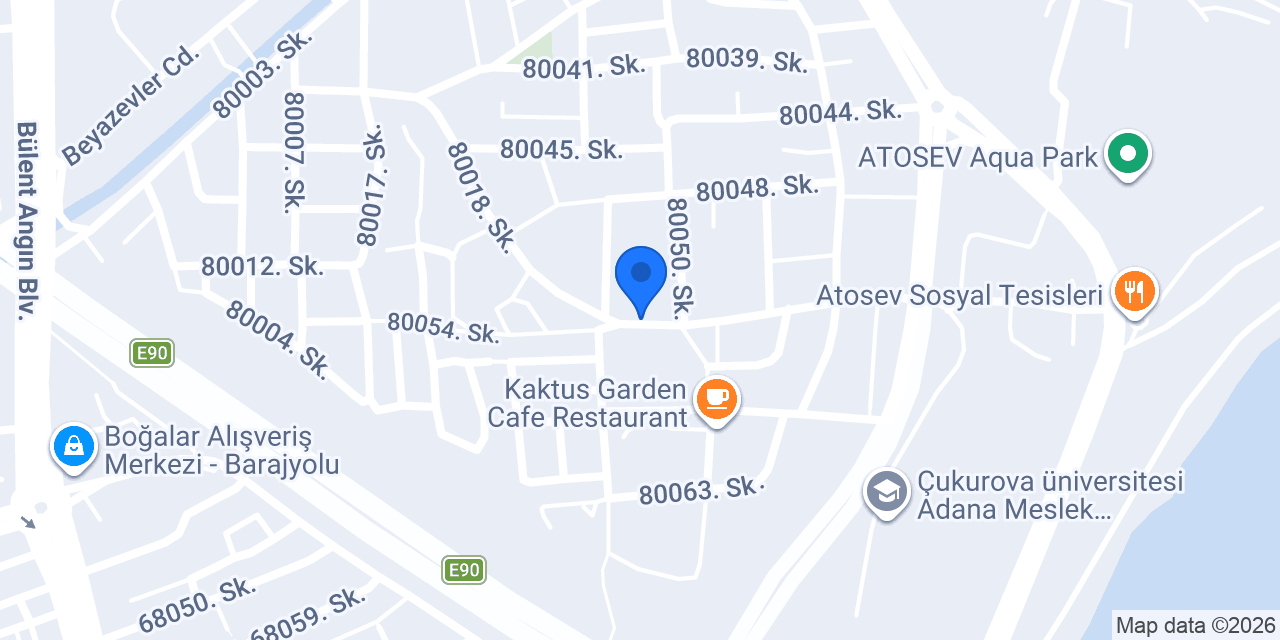 Mavi Pet Shop konumu