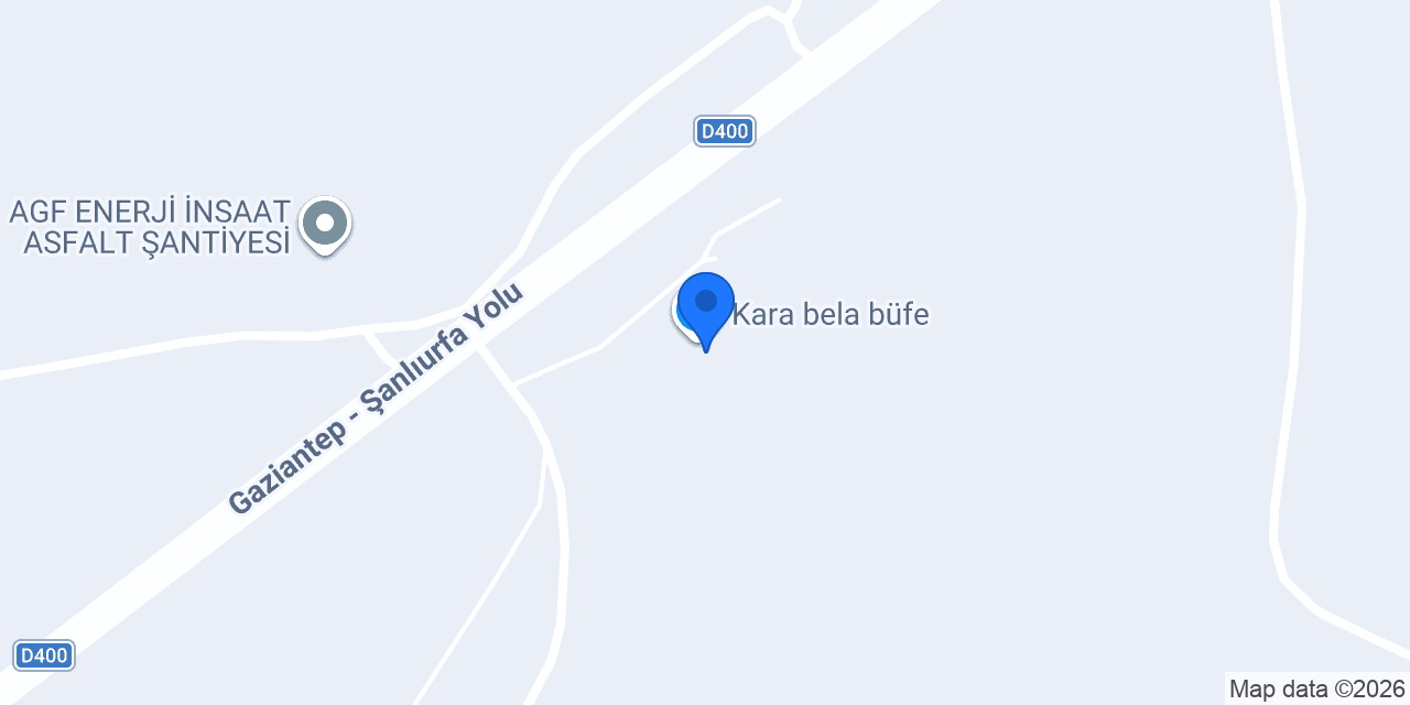 Kara bela büfe konumu