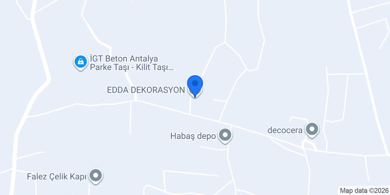 EDDA DEKORASYON konumu