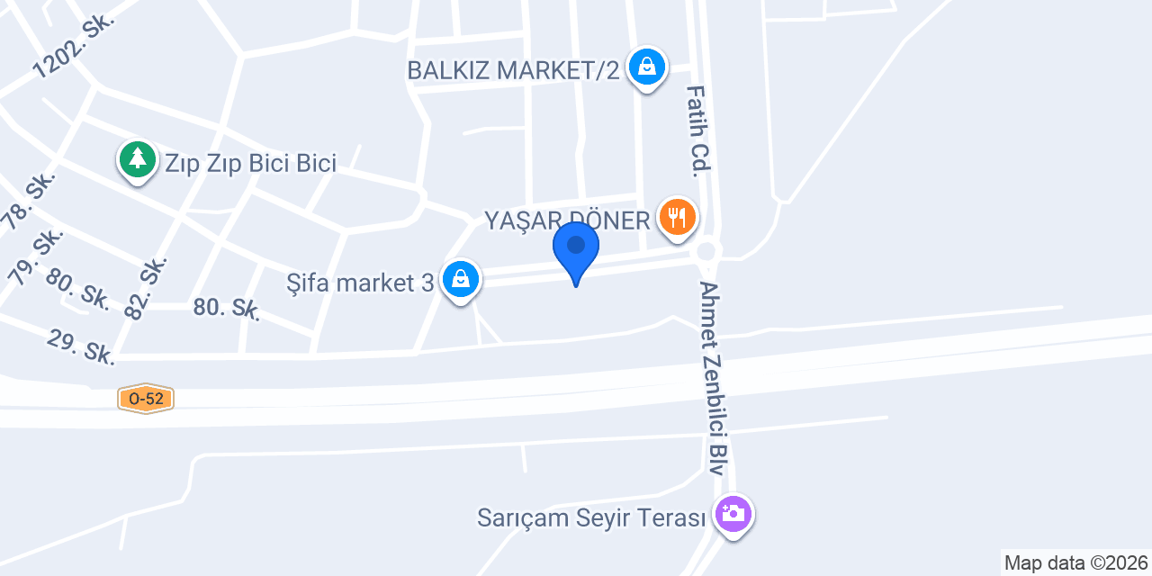 Chef Çiğköfte Şahintepe Şube konumu