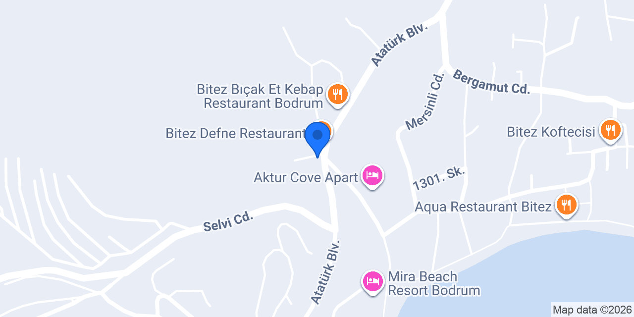 PLANT PEYZAJ BODRUM konumu