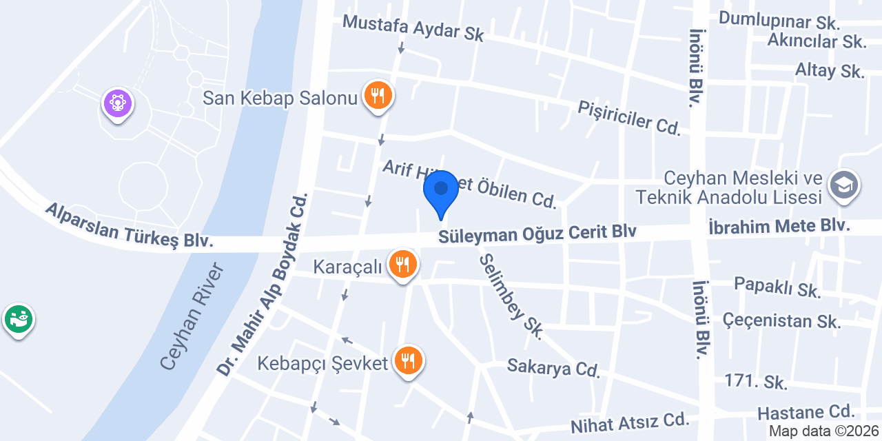 Çadırcı Saraçoğlu konumu