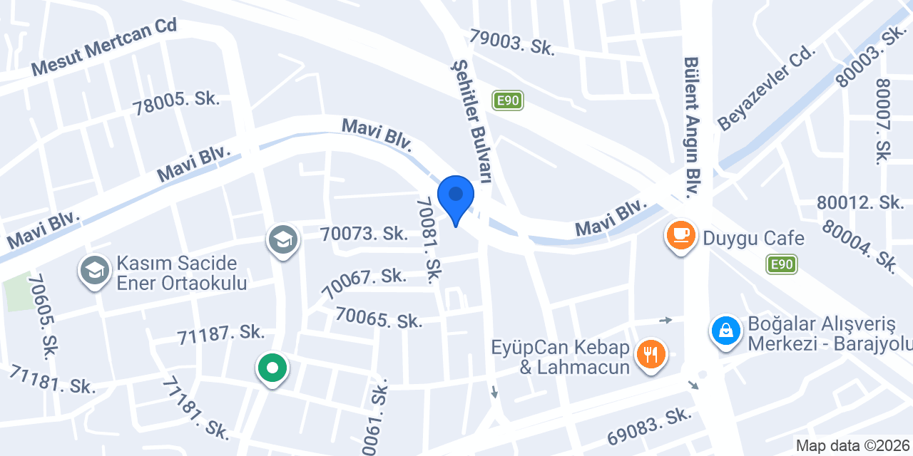Naz Baklavam konumu