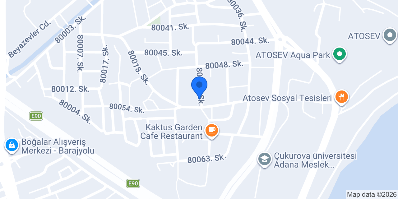 Adana S.Ç Sıhhi Tesisat konumu