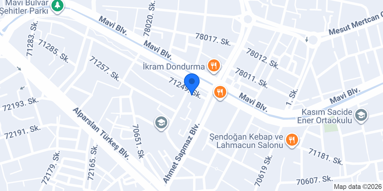 Gap Gross Mavi Bulvar Şubesi konumu