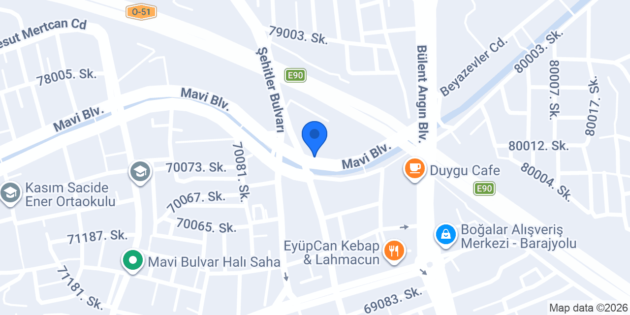 Sıtkı Kulak Ortaokulu konumu