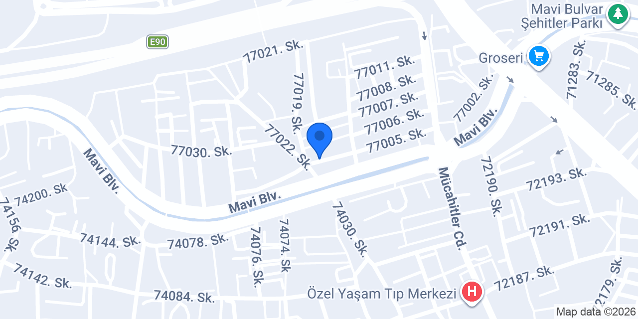 CSK AKÜLÜ GARAGE konumu