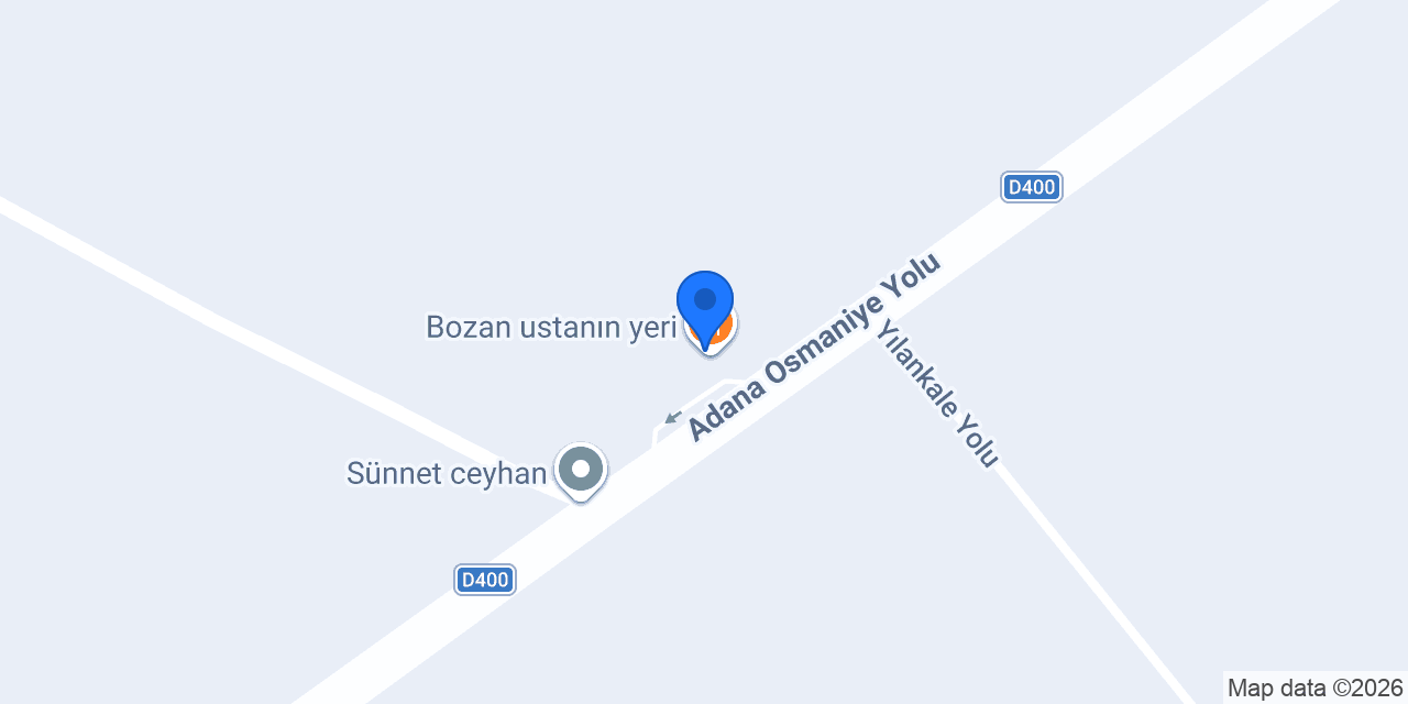 Bozan ustanın yeri konumu