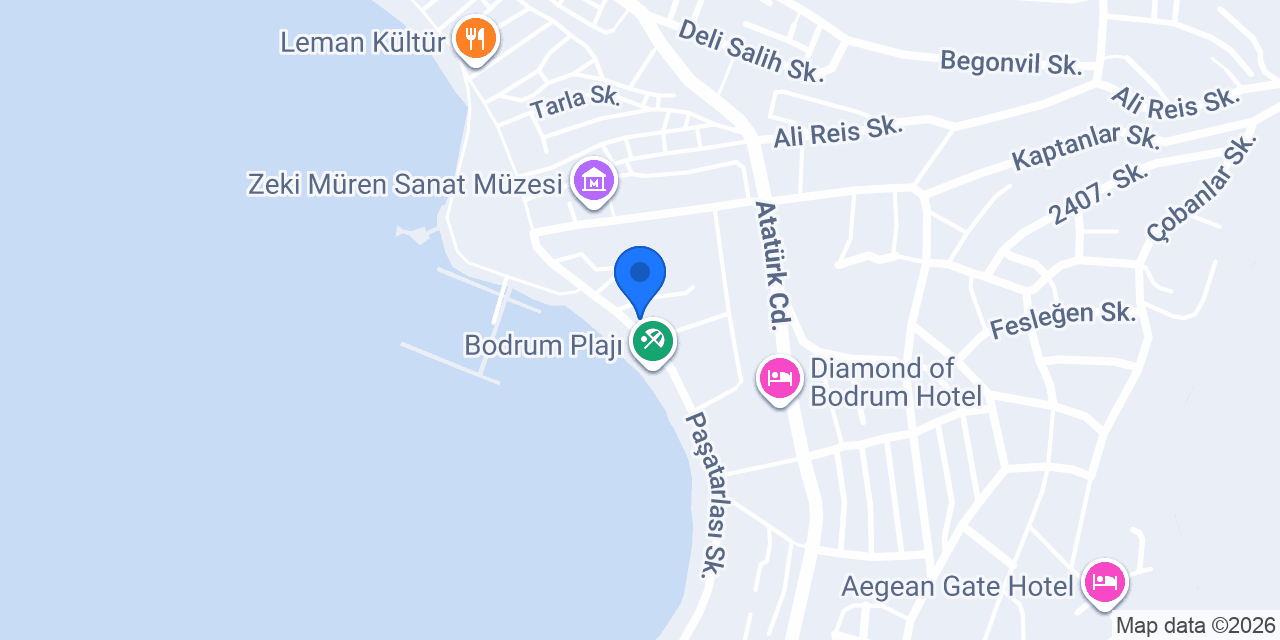 Akkan Beach Hotel konumu
