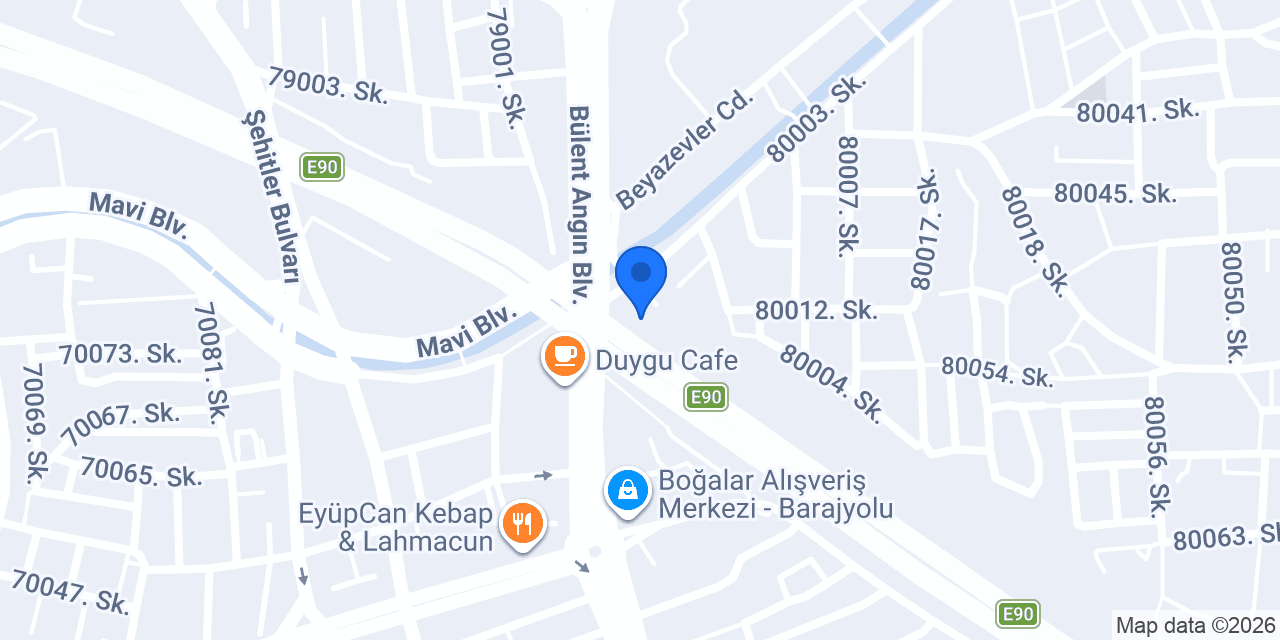 Dutaltı Cafe konumu