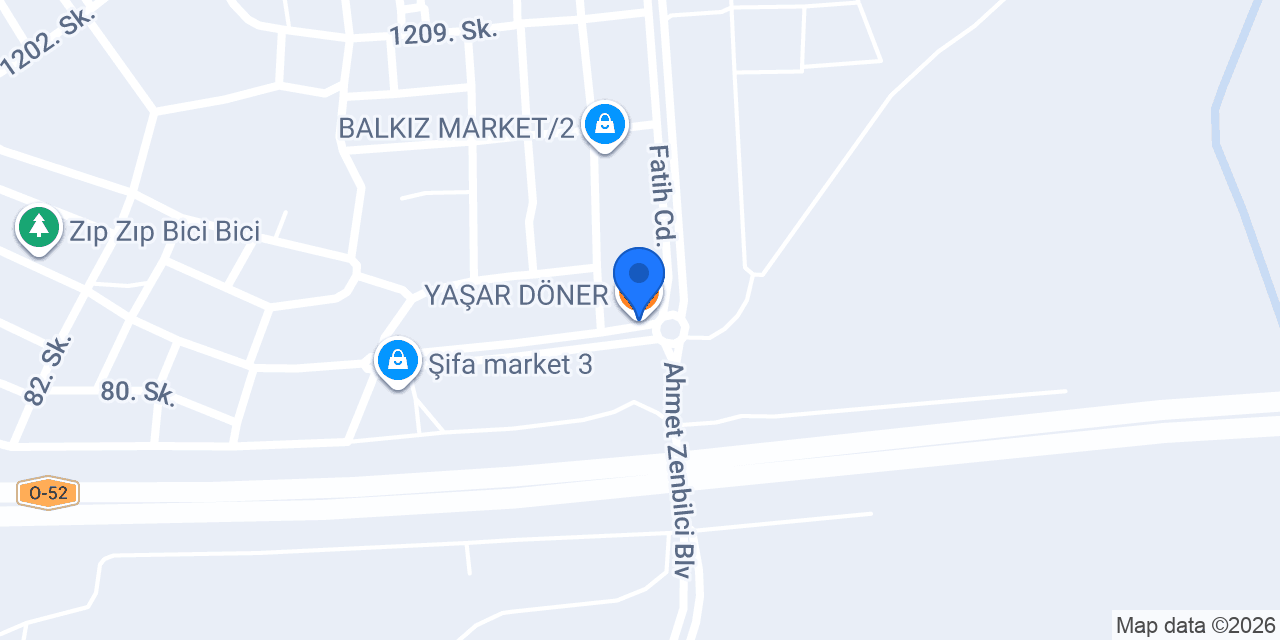 YAŞAR DÖNER konumu