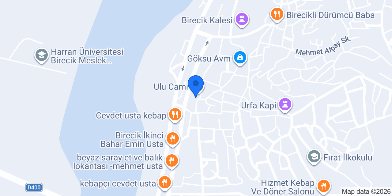 Kısmet ocakbaşı Birecik konumu