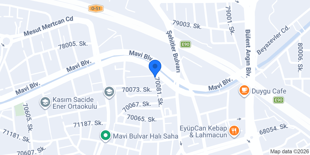Alparslan Ceylan Sürücü Kursu konumu