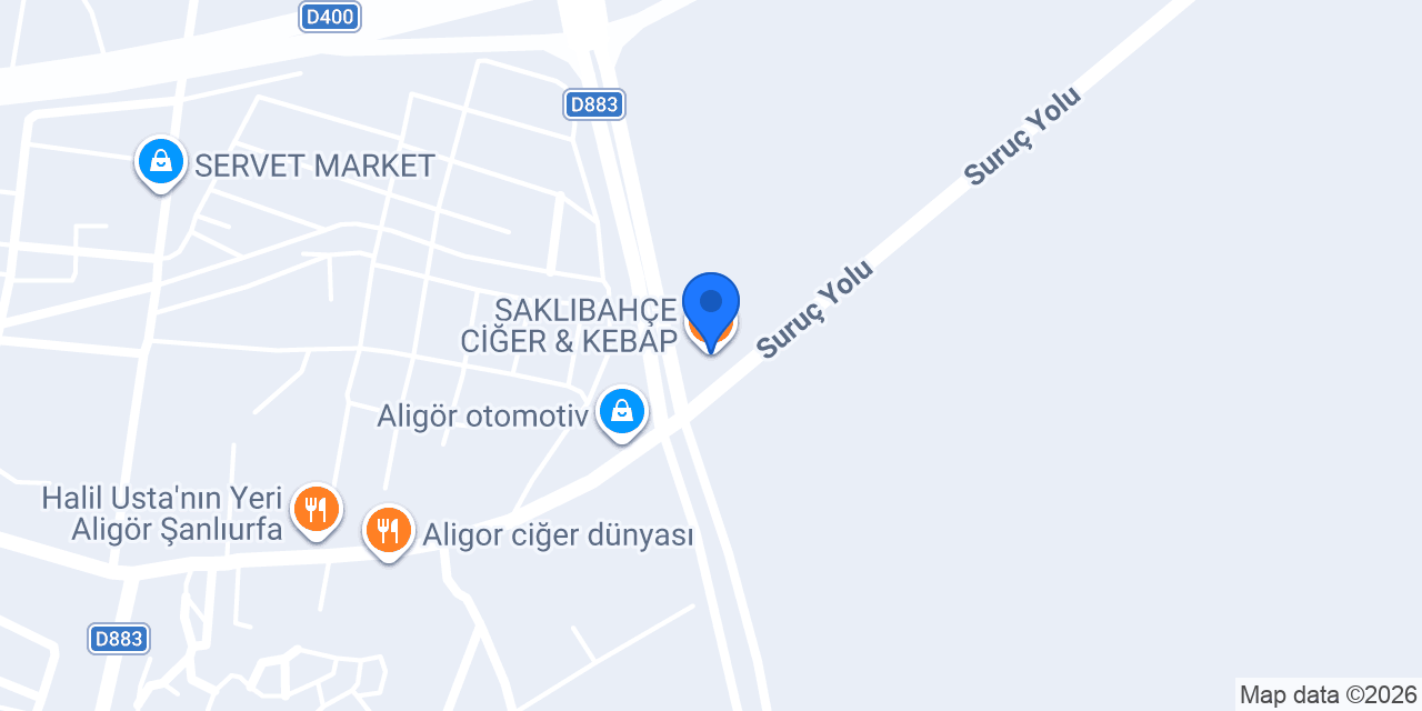 SAKLIBAHÇE CİĞER & KEBAP konumu